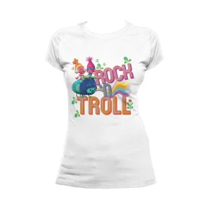 Trolls Rock n Troll Official Women's T-Shirt (White)