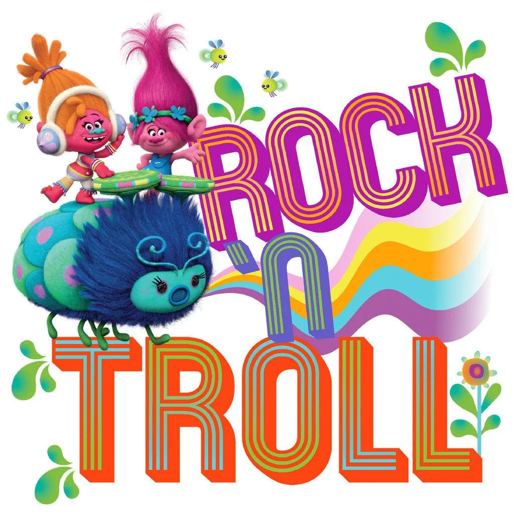 Trolls Rock n Troll Official Women's T-Shirt (White)