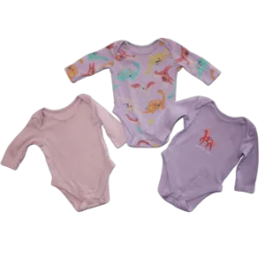 Unicorn Long Sleeved Vests x3