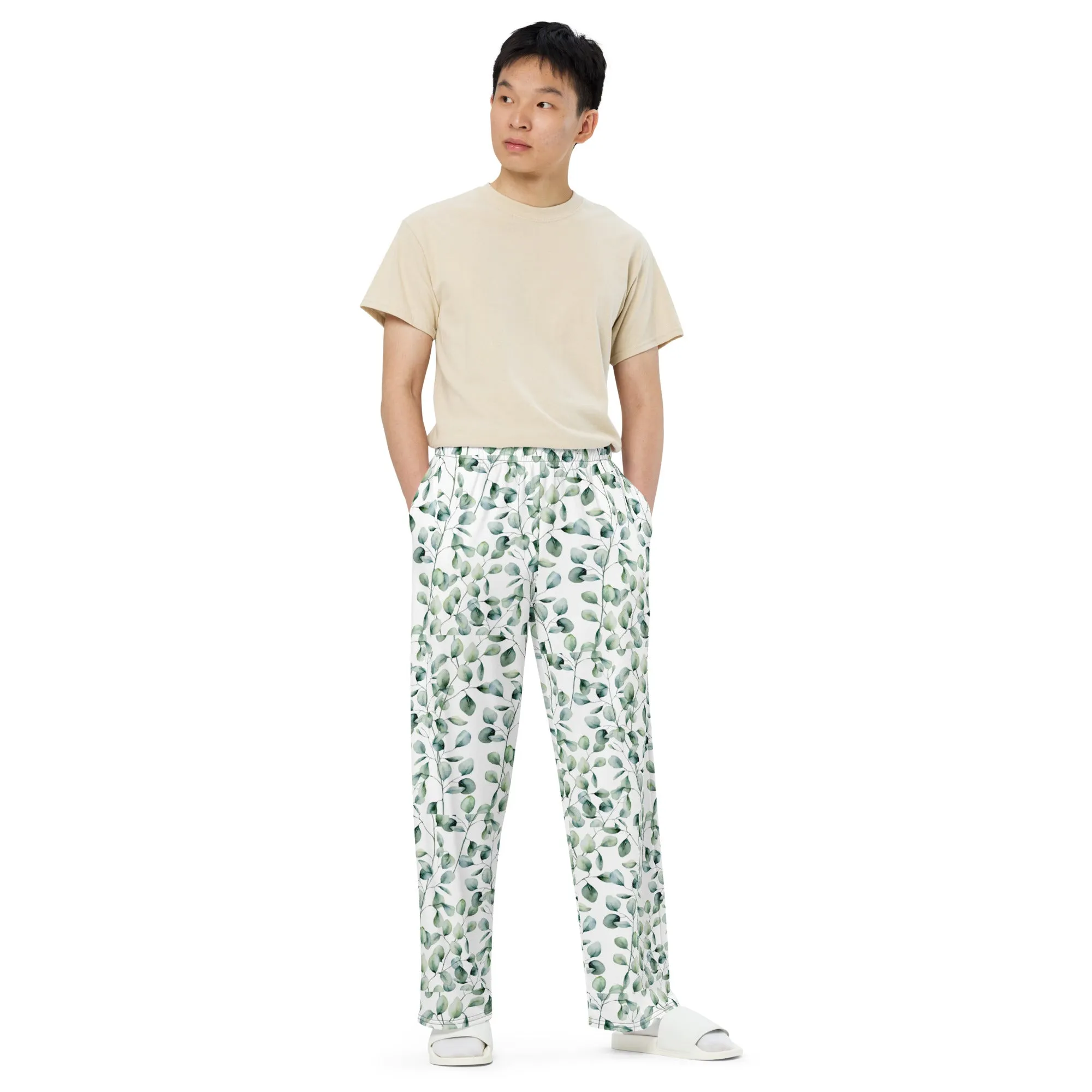 Unisex wide-leg pants