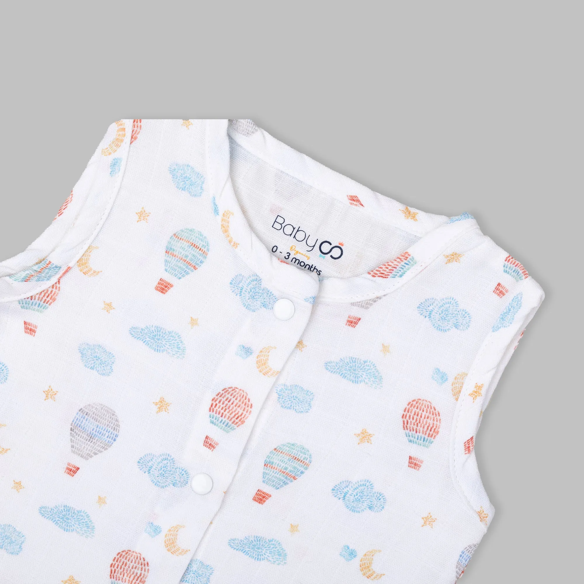Up & Away and Blue Unisex Muslin Set