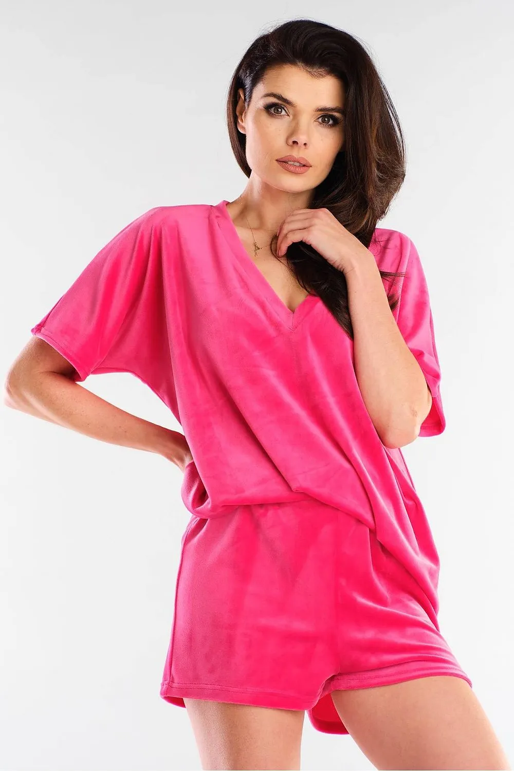 Velour Loose-Fit Comfort Shorts