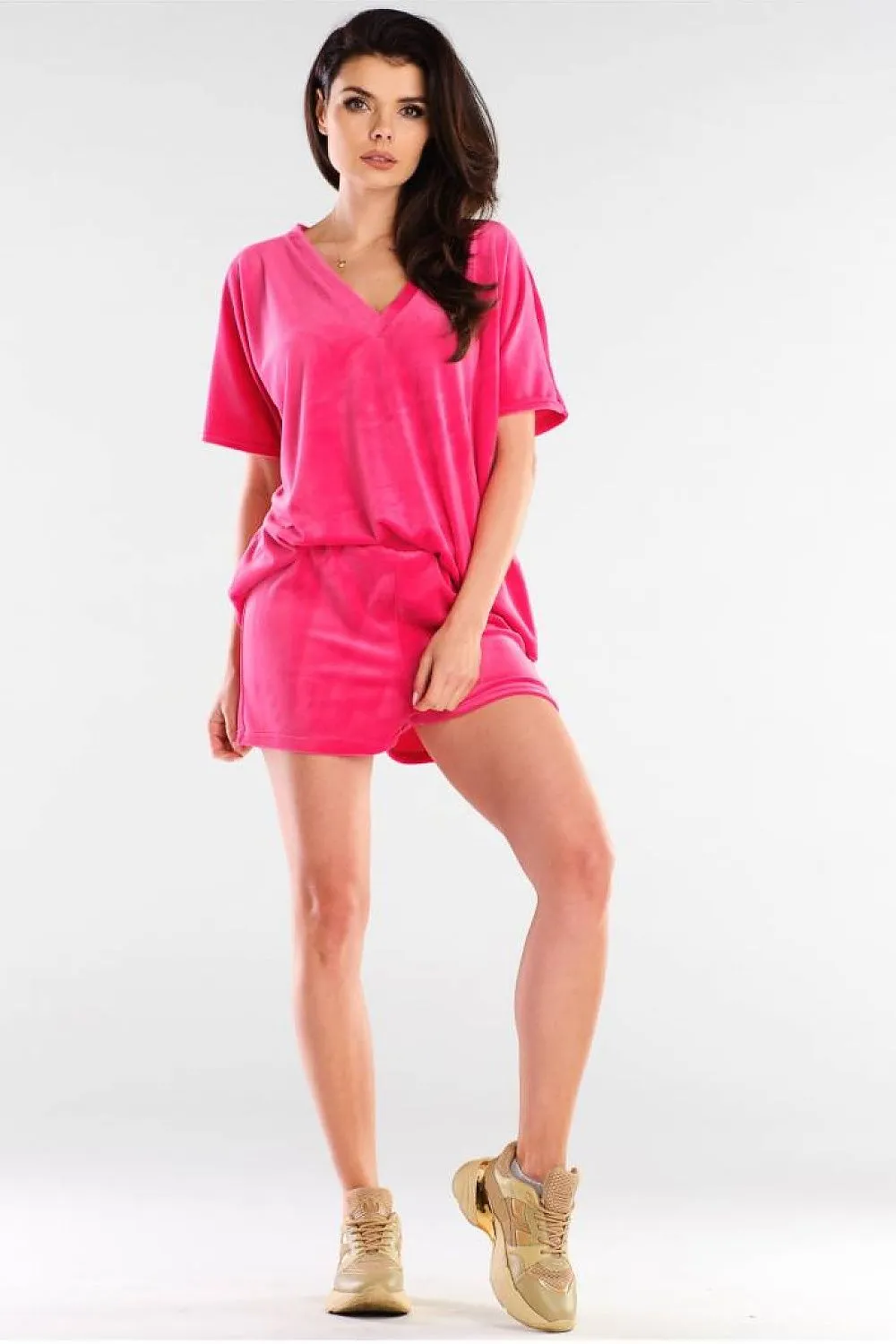 Velour Loose-Fit Comfort Shorts