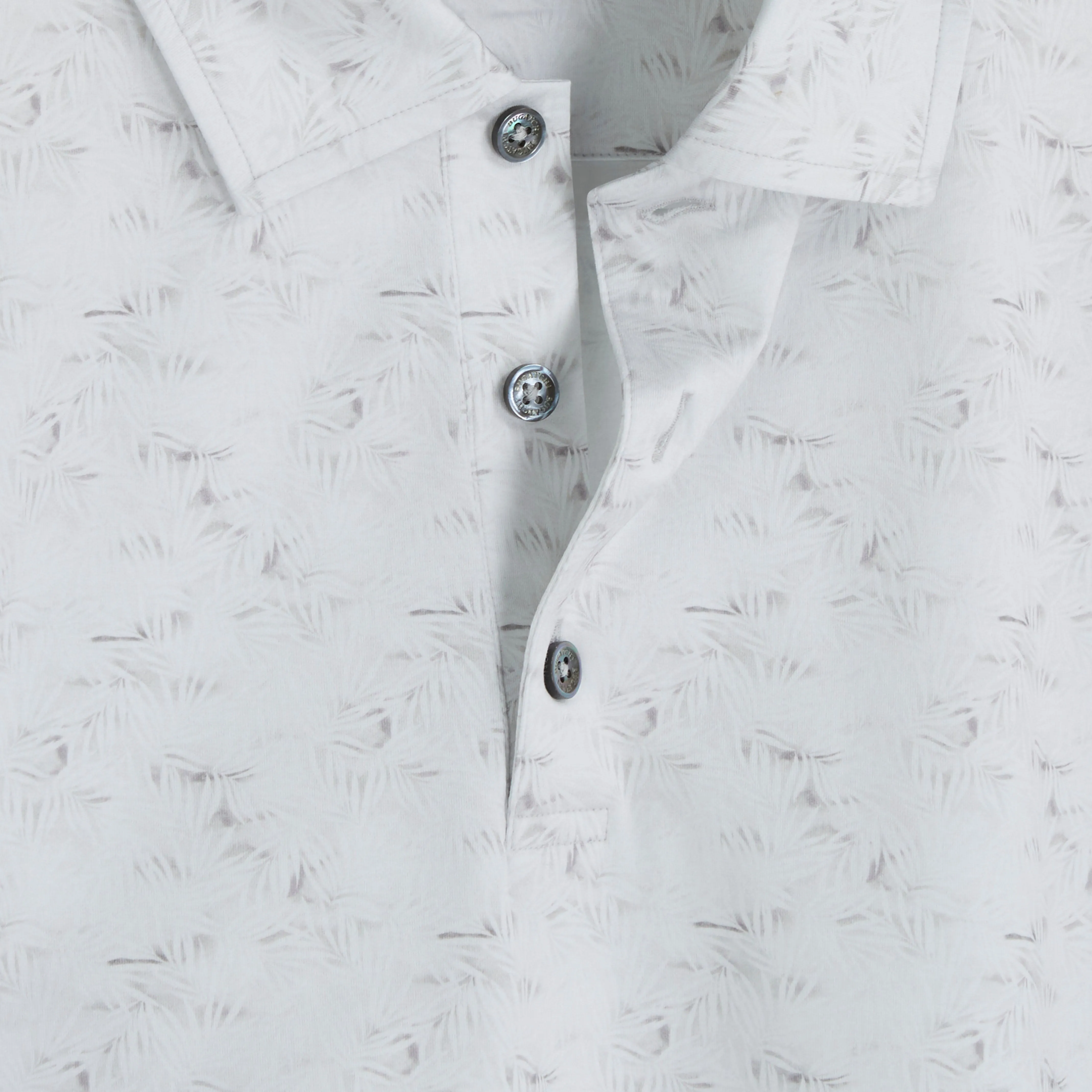 Victor Leaf Print OoohCotton Polo