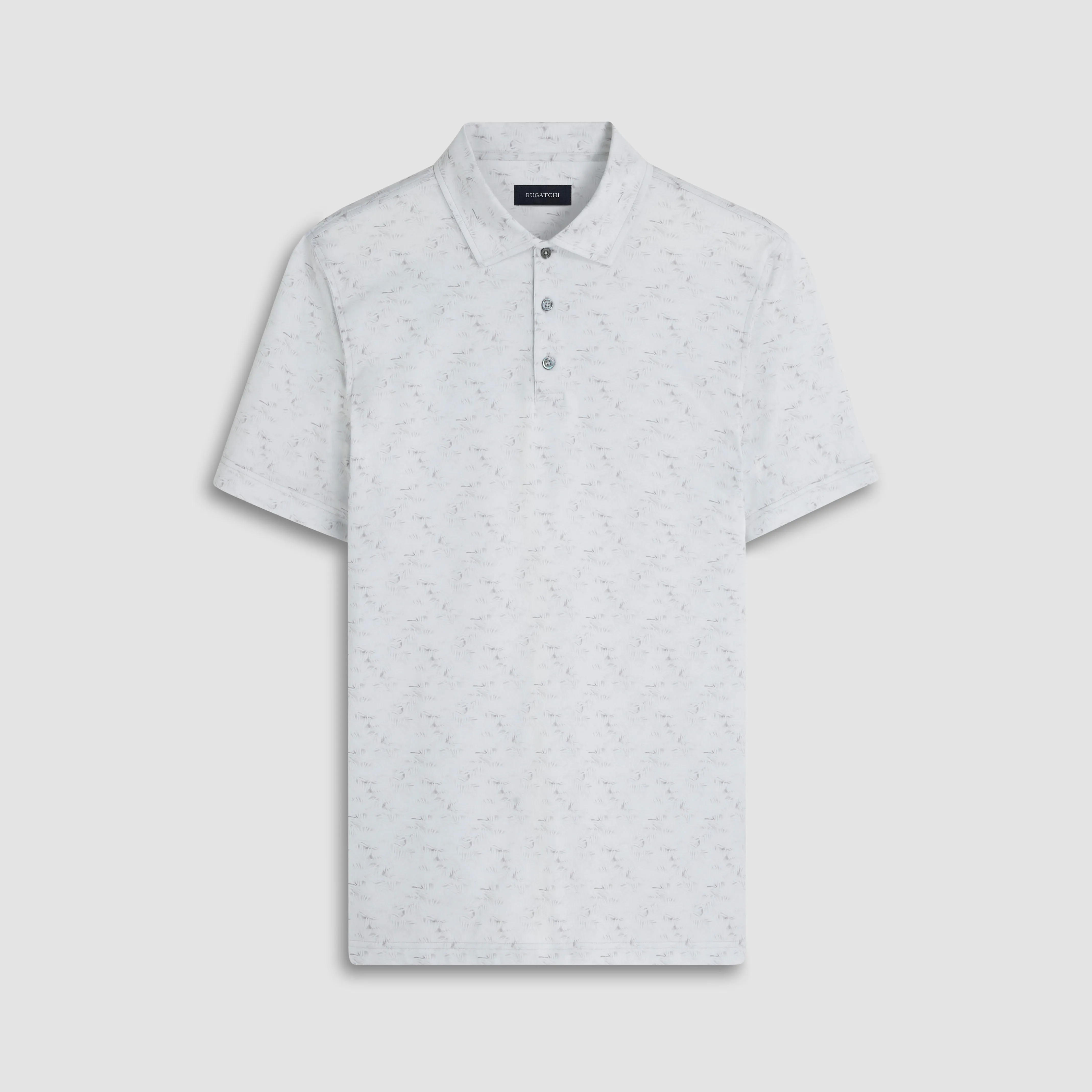 Victor Leaf Print OoohCotton Polo