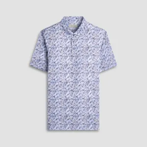 Victor Leaf Print OoohCotton Polo