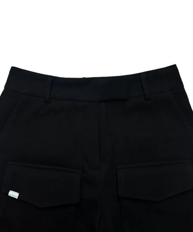 [Warehouse Sale] BENECIA 12 Brushed Pocket Shorts 11/8 - Black