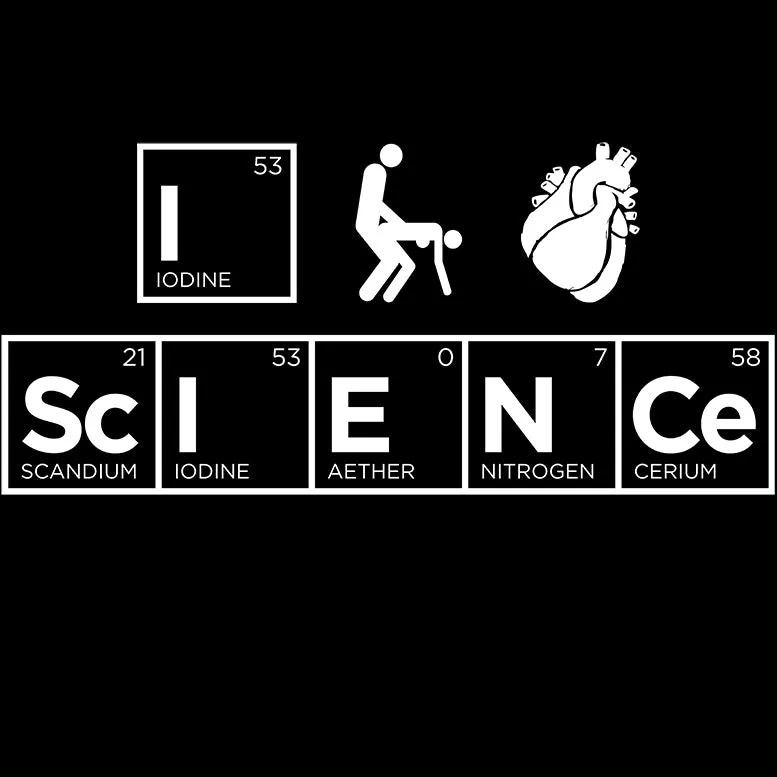 Weird Science I (Stick Figure Anatomical Heart) Science Official Women's Long Tank Dress (Black)