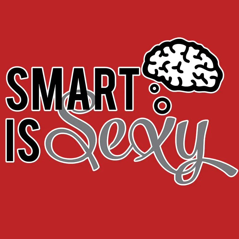 Weird Science Smart Is Sexy Official Women's T-shirt (Red)