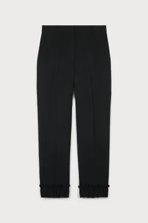 Whimsy Ruffle Hem Trousers