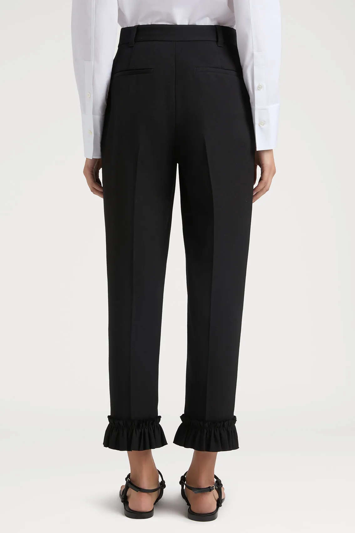 Whimsy Ruffle Hem Trousers
