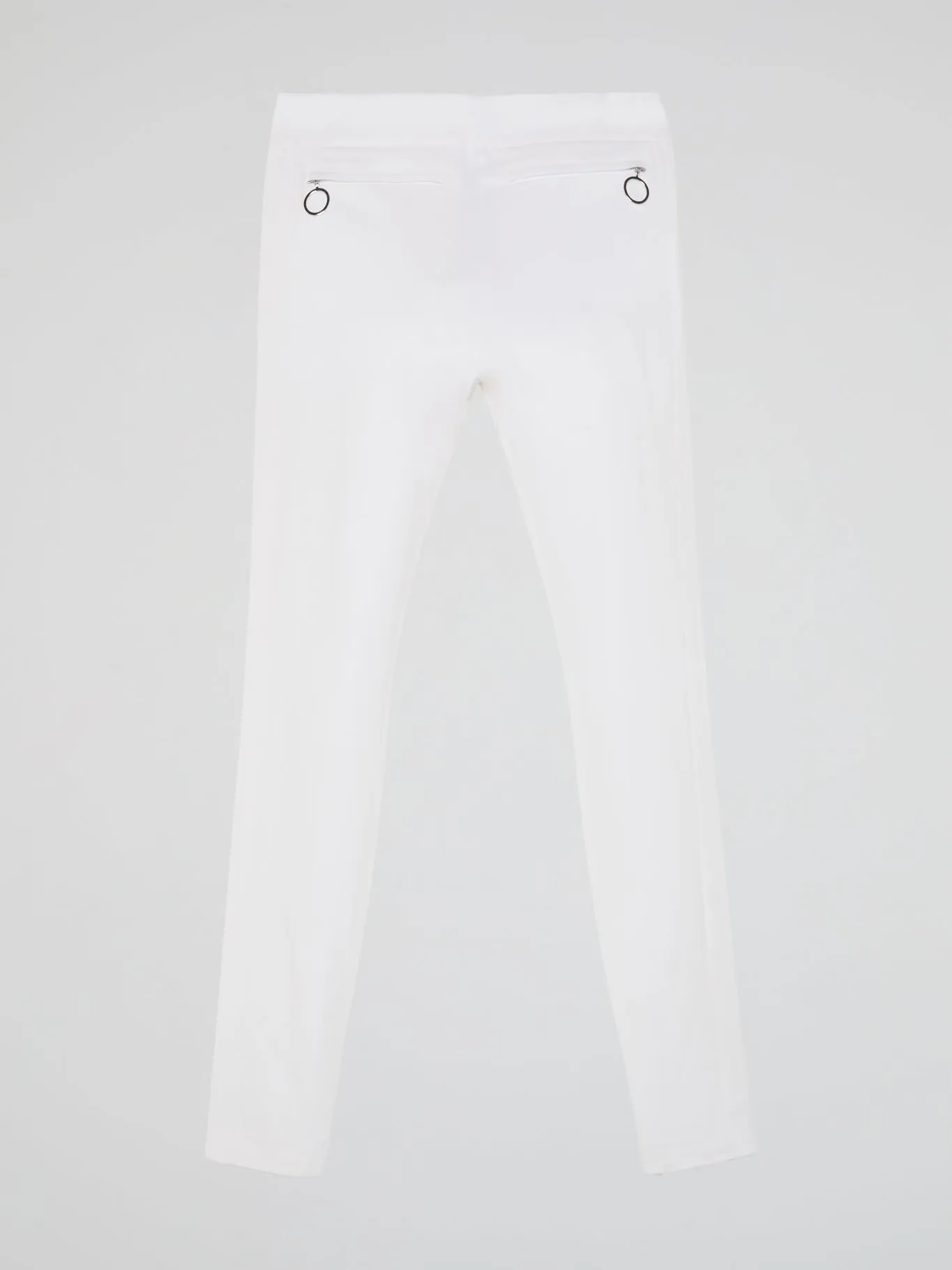 White Skinny Leg Trousers