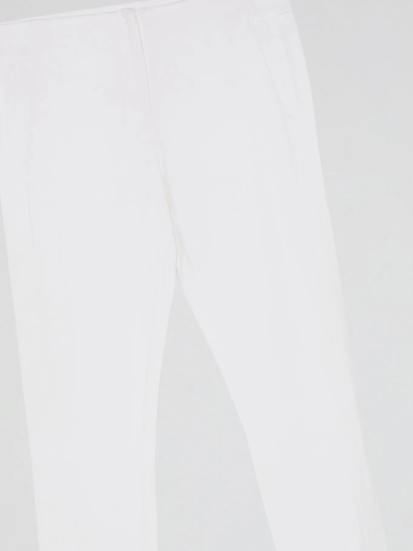 White Skinny Leg Trousers