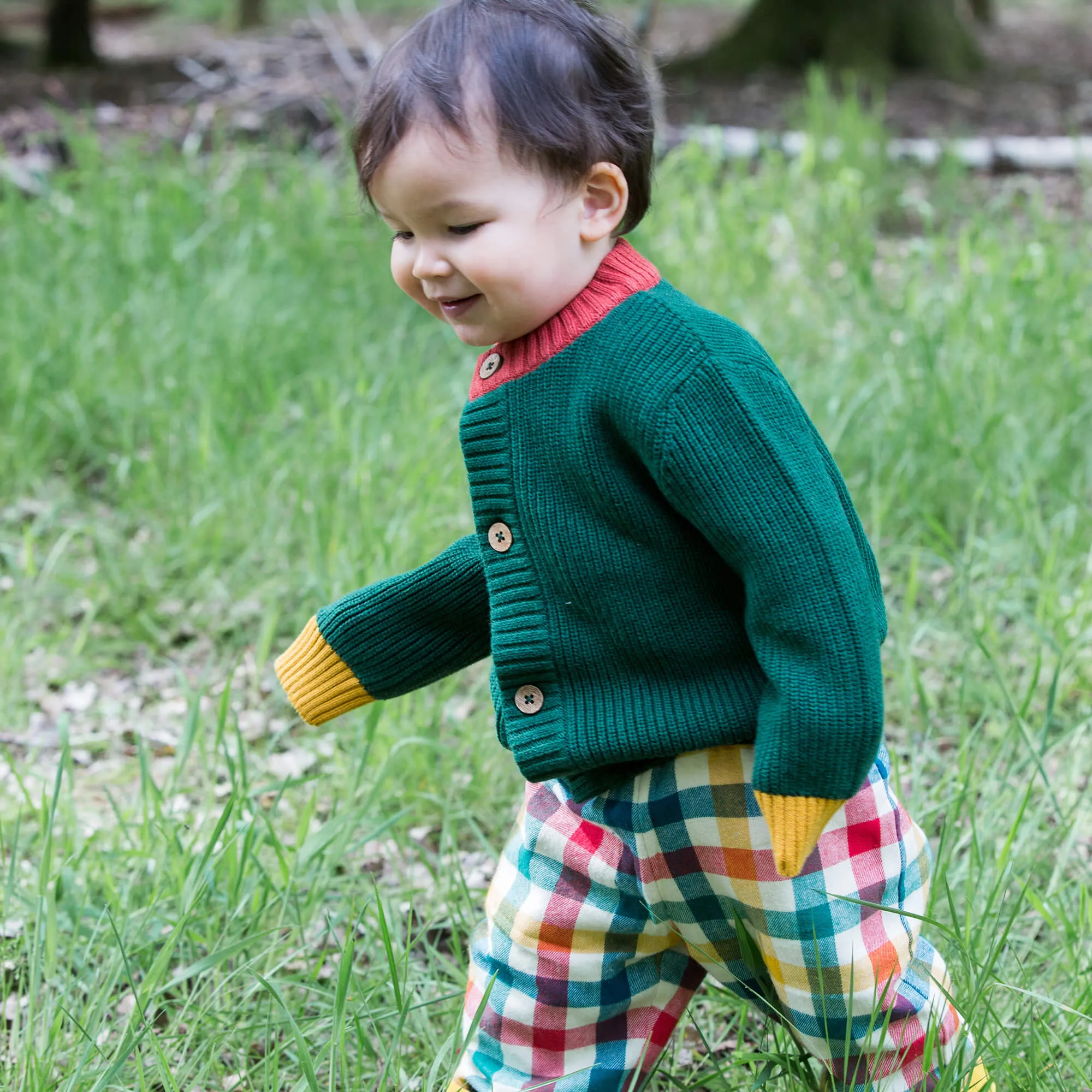 Winter Check After Day Reversible Trousers