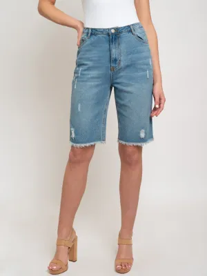 WOMEN'S DENIM BOYFRIEND SHORTS