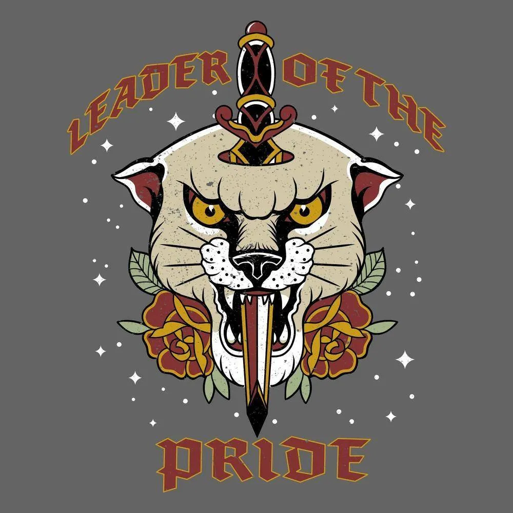 Women's Leader Of The Pride Slim Fit T-Shirt - Dark Heather Gray