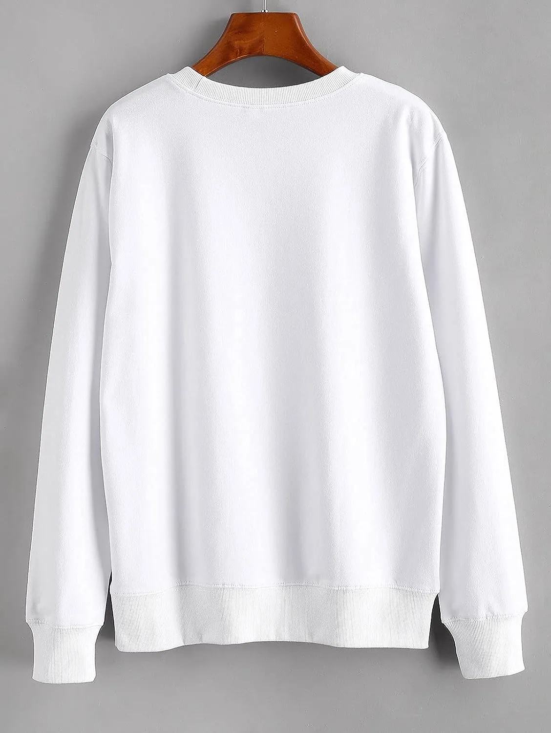 ZAFUL Women's Halloween Skeleton Print Sweatshirt