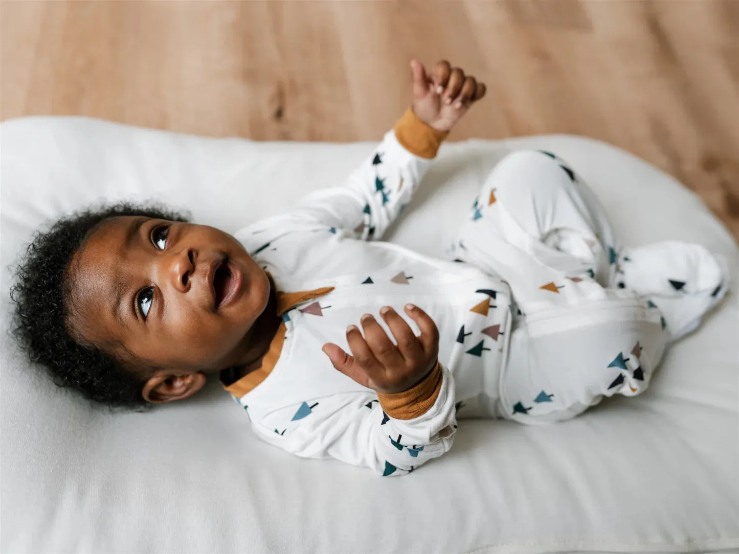 ZippyJamz Bamboo Footed Sleeper - All Spruced Up